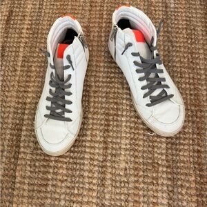 P448 Skate sneakers with orange back